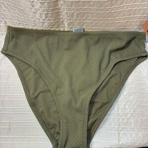 Shade & Shore Olive Bikini Bottom